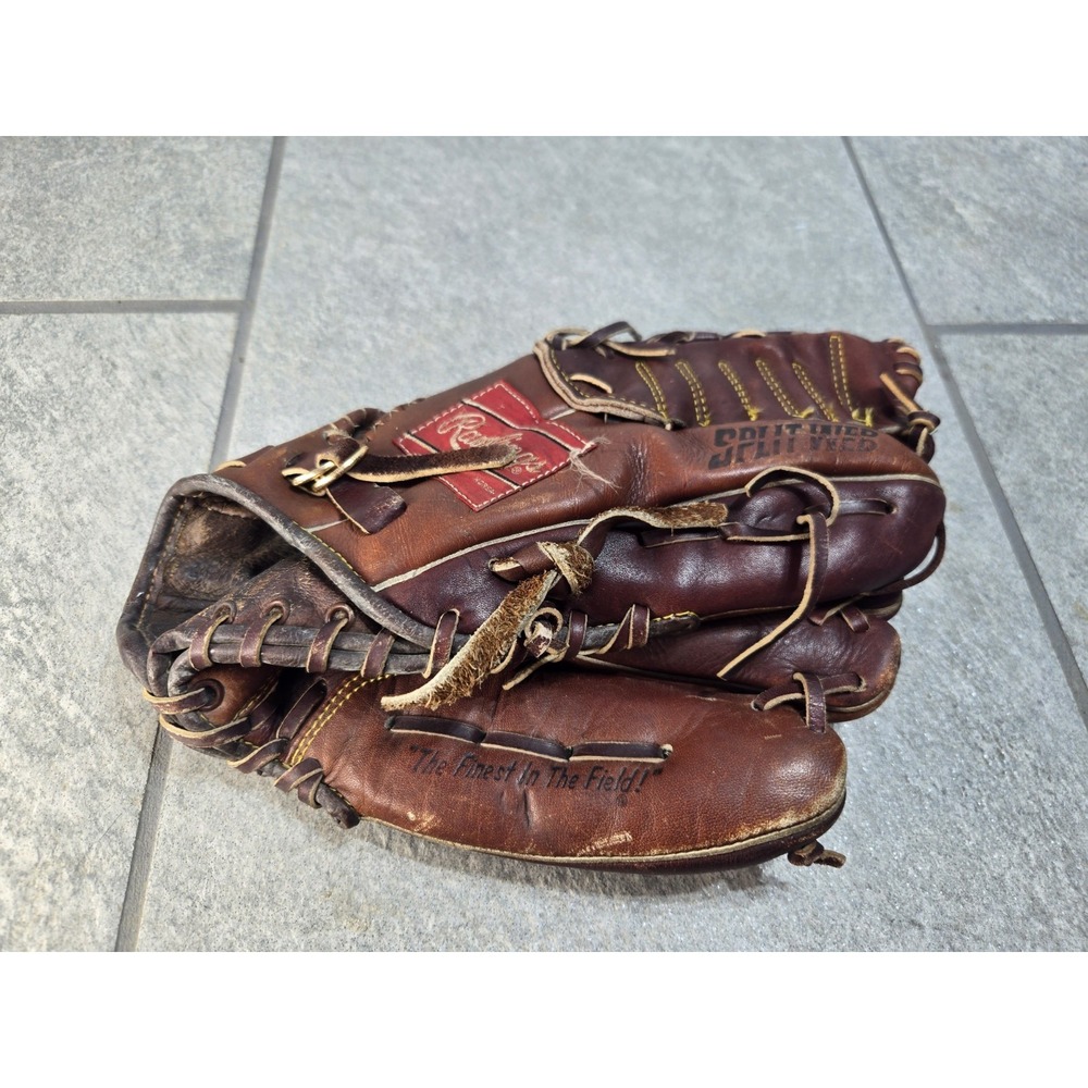 Vintage Rawlings PG32 Bob Grich Pro Model Fastback Baseball Glove 1970s Split...